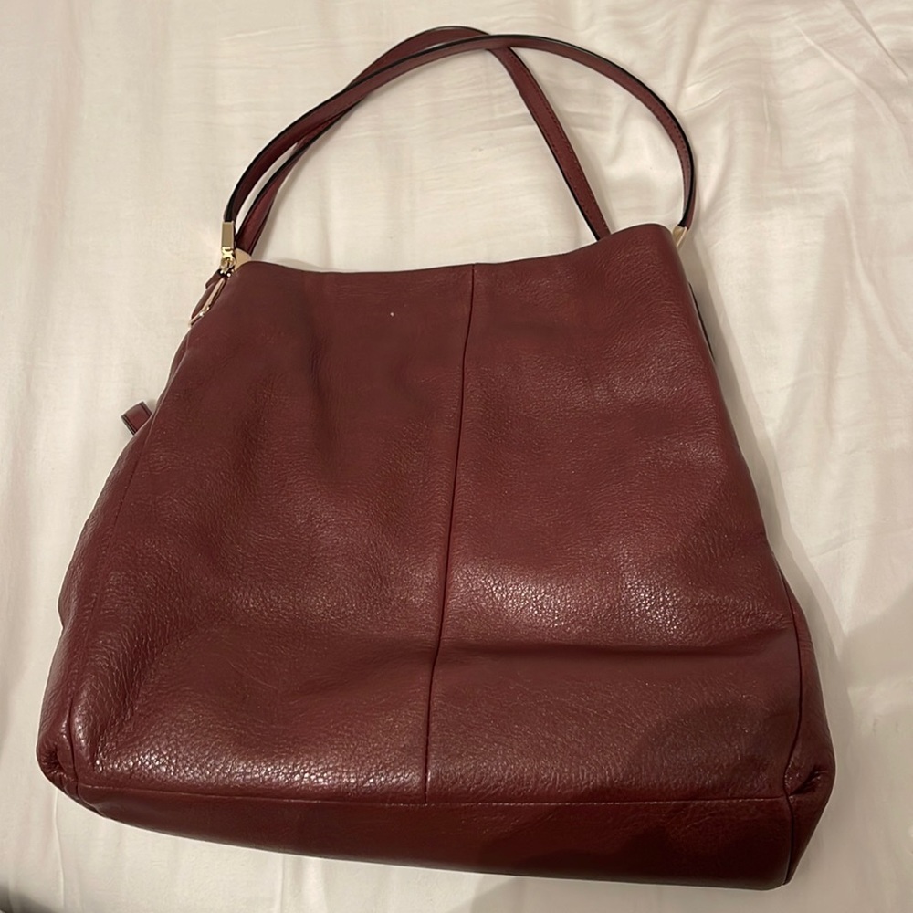 Coach Madison Pebbled Leather Phoebe Shoulder Bag